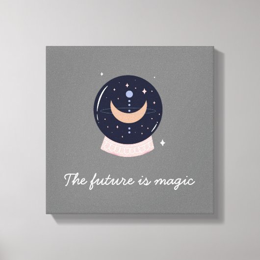 Kristalbal psychisch canvas afdruk (Voorkant)