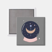 Kristalbal psychisch magneet (Voorkant / Achterkant)