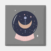 Kristalbal psychisch magneet (Voorkant)