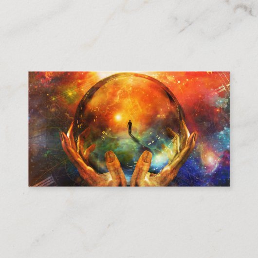 Kristalbal Visitekaartje (Voorkant)