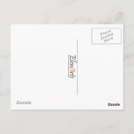 Kristalbal voor liefde - 3D rendering Briefkaart (Achterkant)