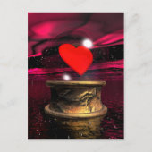 Kristalbal voor liefde - 3D rendering Briefkaart (Voorkant)