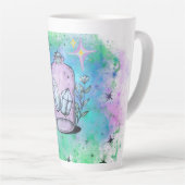 Kristalbeeld grote latte mok, heks, magie, gothic latte mok (Rechterhoek)