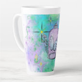 Kristalbeeld grote latte mok, heks, magie, gothic mok (Linkerhoek)