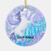 Kristalberg Pegasus Keramisch Ornament (Voorkant)