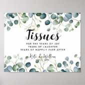 Kristalbladceremonie voor bruiloft poster (Voorkant)