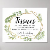 Kristalbladceremonie voor bruiloft poster (Voorkant)