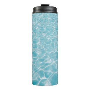 Kristalblauw water thermosbeker