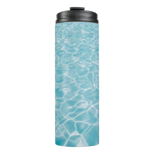 Kristalblauw water thermosbeker (Voorkant)