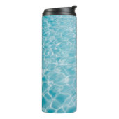 Kristalblauw water thermosbeker (Gedraaid links)