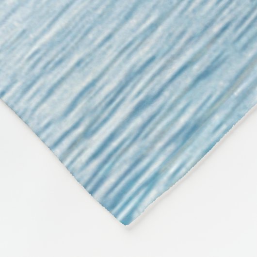 Kristalblauwe Boom Fleece Deken (Hoek)