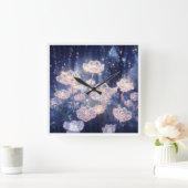 kristalbloei vierkante klok (Huis)