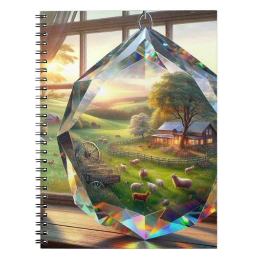 Kristalboerderij Notitieboek (Voorkant)