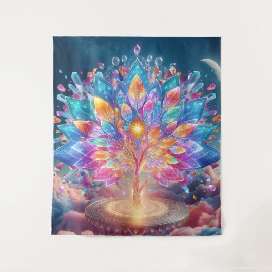 kristalboom wandkleed (Voorkant)