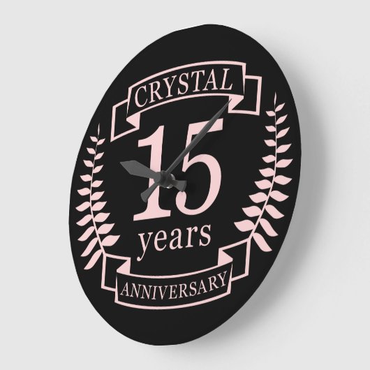 Kristalbruiloft 15 jaar grote klok (Hoek)