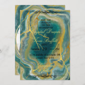 Kristalbruiloft Kaart (Voorkant / Achterkant)