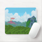 Kristalcontrole - boven de Trees Mousepad Muismat (Met muis)