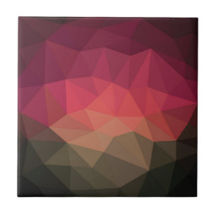 Kristaleffect geometrisch moderne ontwerp met ombr tegeltje