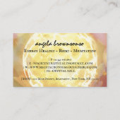 Kristalenergie — Reiki Magic Sun Ball Visitekaartje (Achterkant)