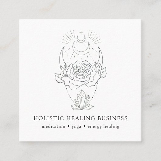 Kristalenergie — Wellness Visitekaartje (Voorkant)