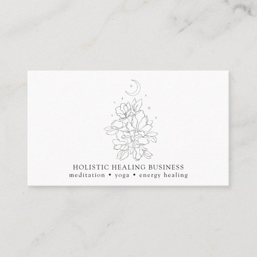 Kristalenergie — Wellness Visitekaartje (Voorkant)