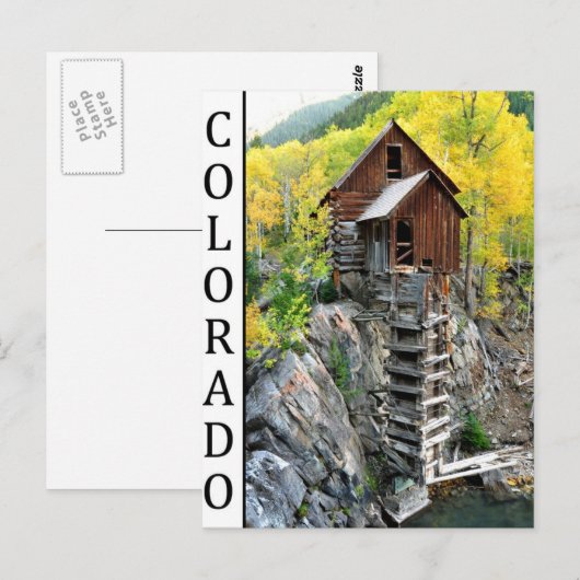 kristalfabriek briefkaart (Voorkant / Achterkant)