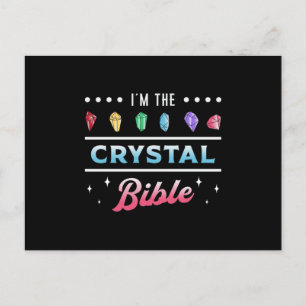 Kristalgenezing Ik ben de Crystal Bible Heal Chakr Briefkaart