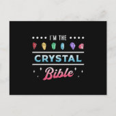 Kristalgenezing Ik ben de Crystal Bible Heal Chakr Briefkaart (Voorkant)