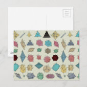 Kristalgeometrie Briefkaart (Voorkant / Achterkant)