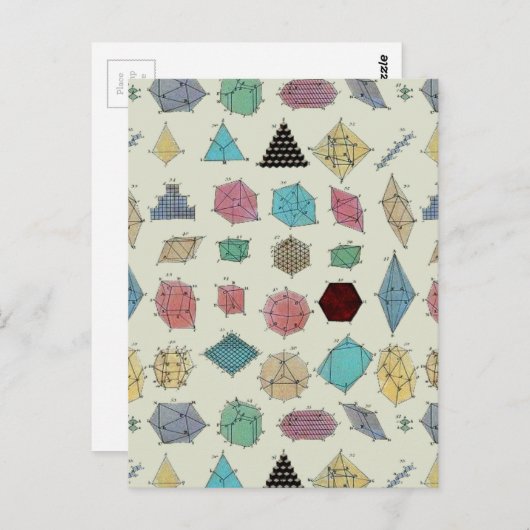 Kristalgeometrie Briefkaart (Voorkant / Achterkant)