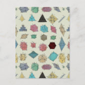 Kristalgeometrie Briefkaart (Voorkant)