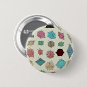 Kristalgeometrie Ronde Button 5,7 Cm (Voorkant /achterkant)