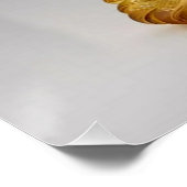 Kristalglas prinses met gele jurk perfect poster (Hoek)