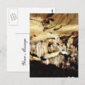 Kristalgrotten in donker briefkaart (Voorkant / Achterkant)