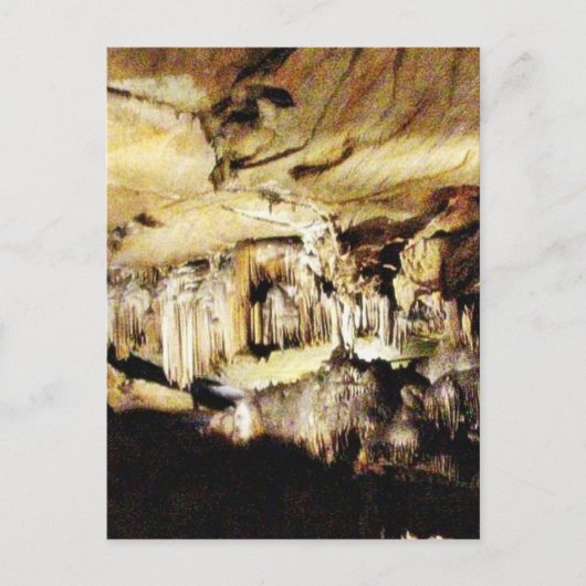 Kristalgrotten in donker briefkaart (Voorkant)