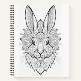 Kristalhaas Geometrische Kunstprint | Elegante Kon Notitieboek