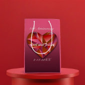 Kristalhart voor 15e Jubileum Medium Cadeauzakje