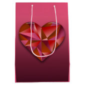 Kristalhart voor 15e Jubileum Medium Cadeauzakje (Achterkant)