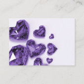 Kristalharten - Paars Visitekaartje (Achterkant)