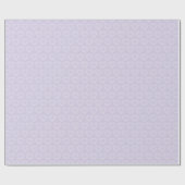 Kristalhartgem bleke paarse lijnkunst gepatterd cadeaupapier (Vlak)