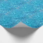 Kristalhelder Blauw Zwembadwater Cadeaupapier (Hoek)