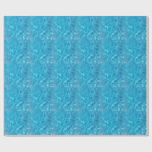 Kristalhelder Blauw Zwembadwater Cadeaupapier (Vlak)