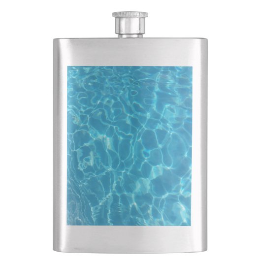 Kristalhelder Blauw Zwembadwater Flacon (Voorkant)