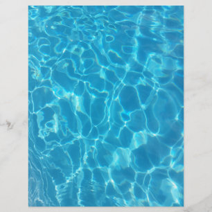Kristalhelder Blauw Zwembadwater Flyer