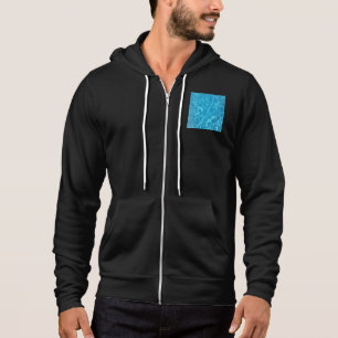 Kristalhelder Blauw Zwembadwater Hoodie