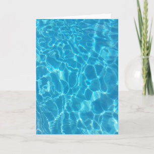 Kristalhelder Blauw Zwembadwater Kaart