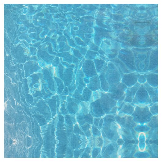 Kristalhelder blauw zwembadwater stof (Close Up)