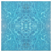 Kristalhelder blauw zwembadwater stof (Swatch)