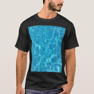 Kristalhelder Blauw Zwembadwater T-shirt