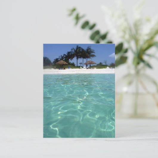 kristalhelder water briefkaart (Staand voorkant)